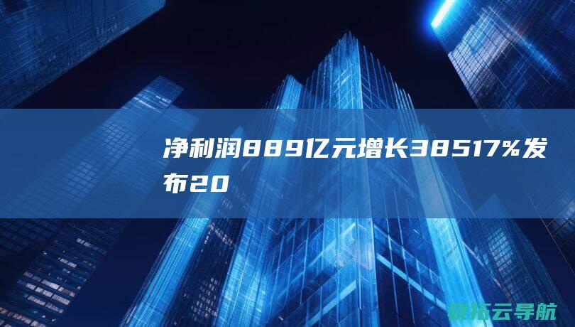 净利润8.89亿元 增长385.17% 发布2023年度业绩 000690.SZ 宝新能源 (净利润8.3%算高吗)