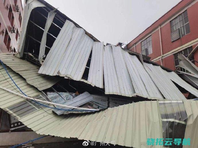 广州白云龙卷风致5死33伤 现场人员搜救上班已基本实现