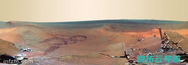 美国宇航局发布火星全景照片