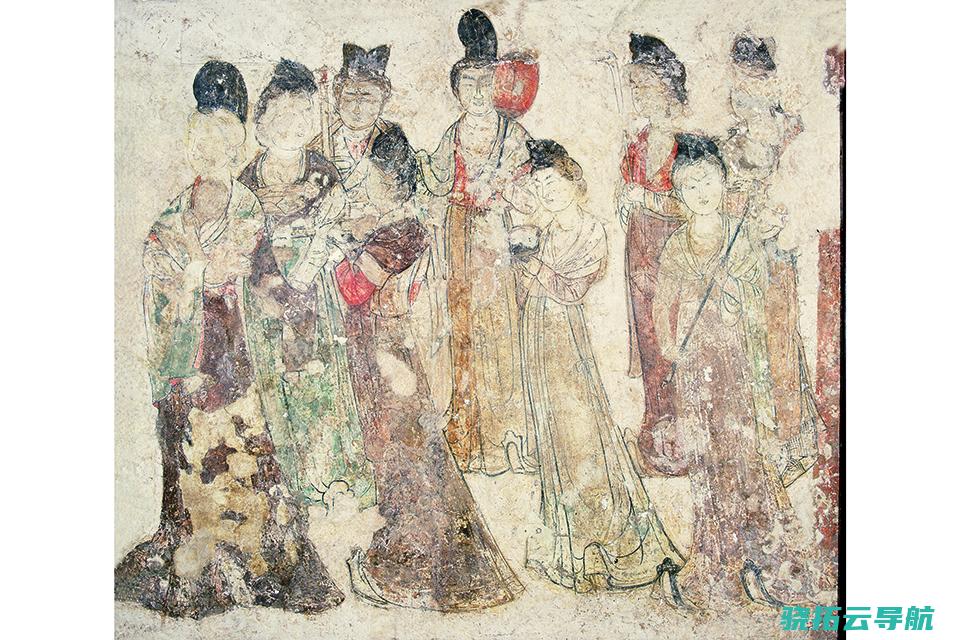 唐墓壁画中的女性 在礼教与习尚之间