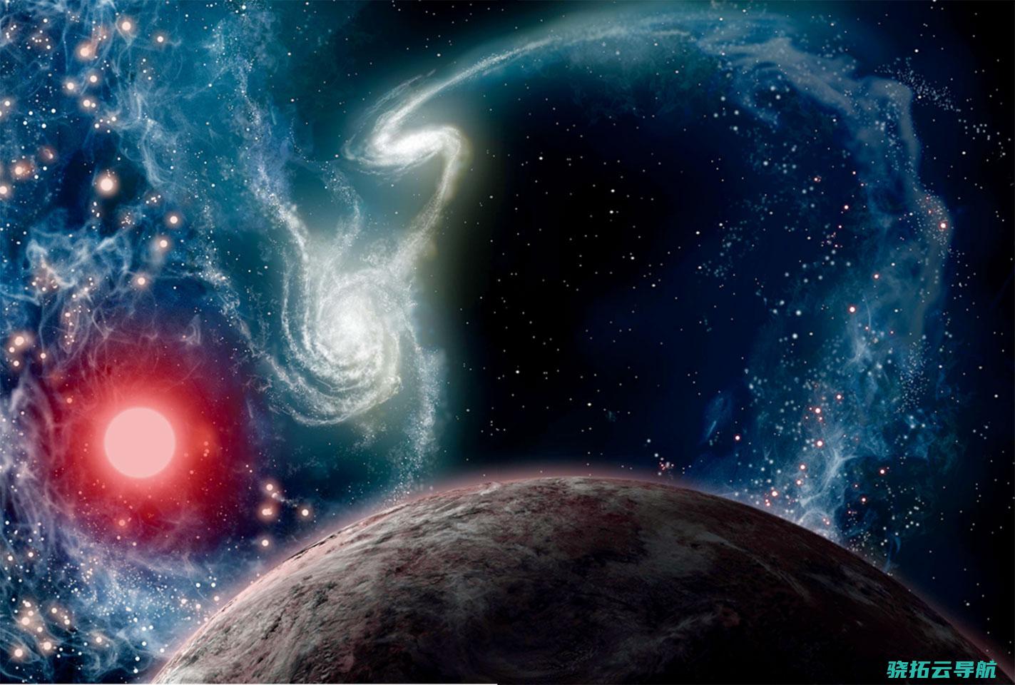 河汉系的宿命 星系碰撞