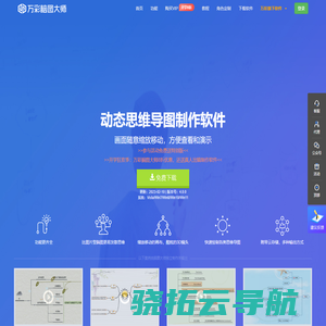 免费的动态思维导图软件,脑图大师,思维导图制作软件